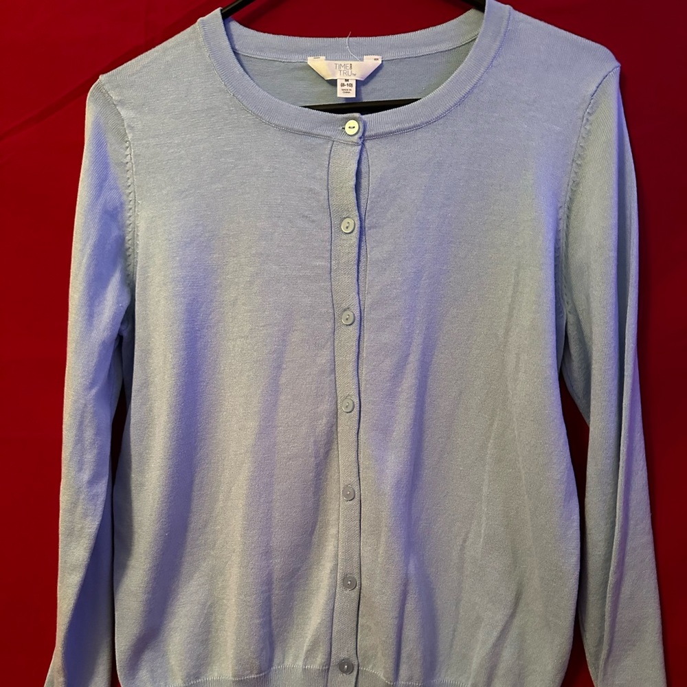New with no tag Ladies blue cardigan